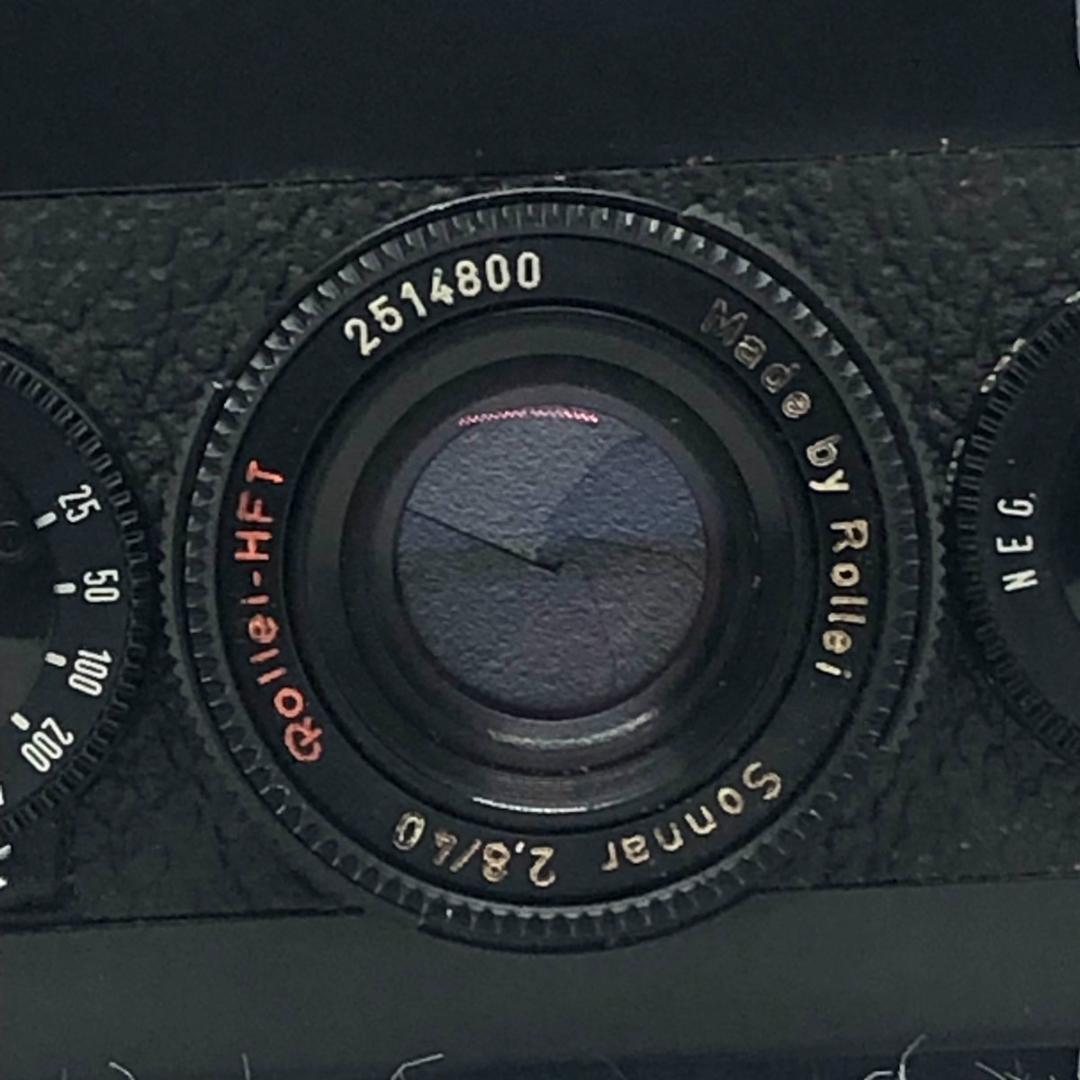 【C7025】Rollei ローライ 35 S ブラック フィルムカメラ