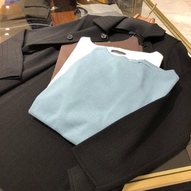 LARDINI 12ゲージウールミラノリブニットカバーオール BEAMS 干場