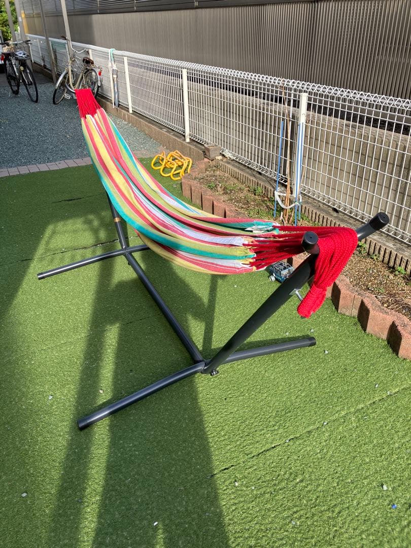 週末価格！ビブレ　ハンモック 自立式 VIVERE 収納ケース付き