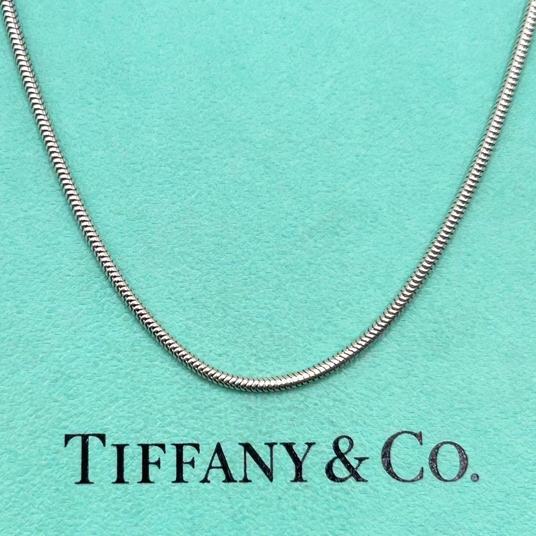 美品　ティファニー　スネーク　チェーン　ネックレス　シルバー　925