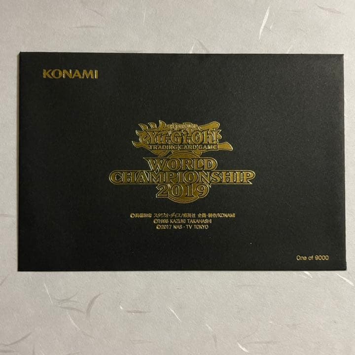 遊戯王　WCS2019 レッドアイズ　死者蘇生　封筒セット