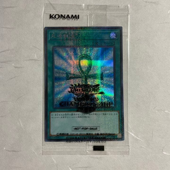 遊戯王　WCS2019 レッドアイズ　死者蘇生　封筒セット