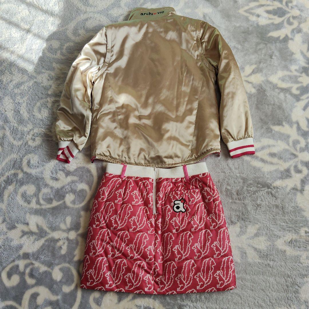 新品archivio ジャケット（ベストにもなる）スカートのリバーシブルセット