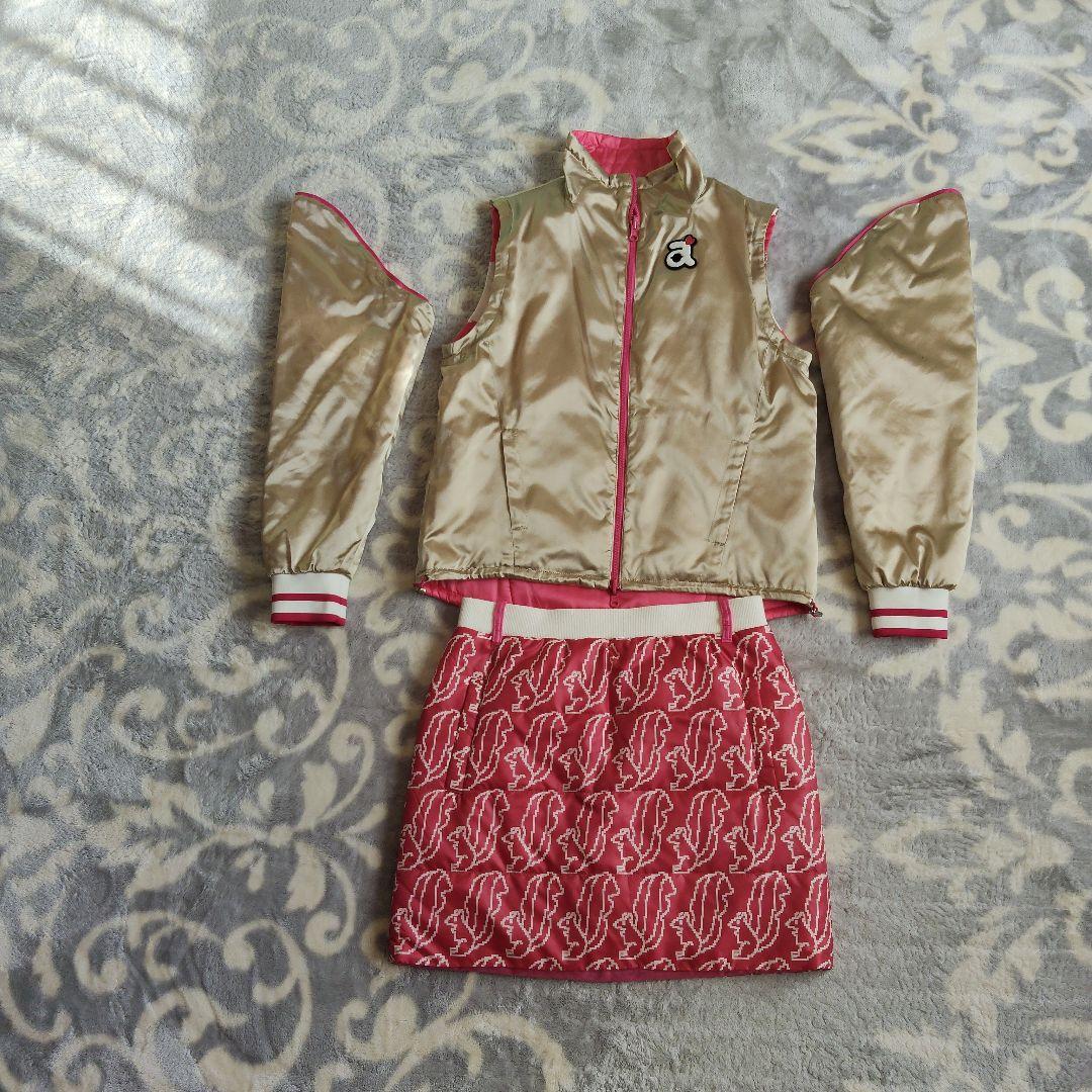 新品archivio ジャケット（ベストにもなる）スカートのリバーシブルセット