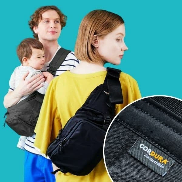 美品　ポルバン モア ヒップシート CORDURA BLACK
