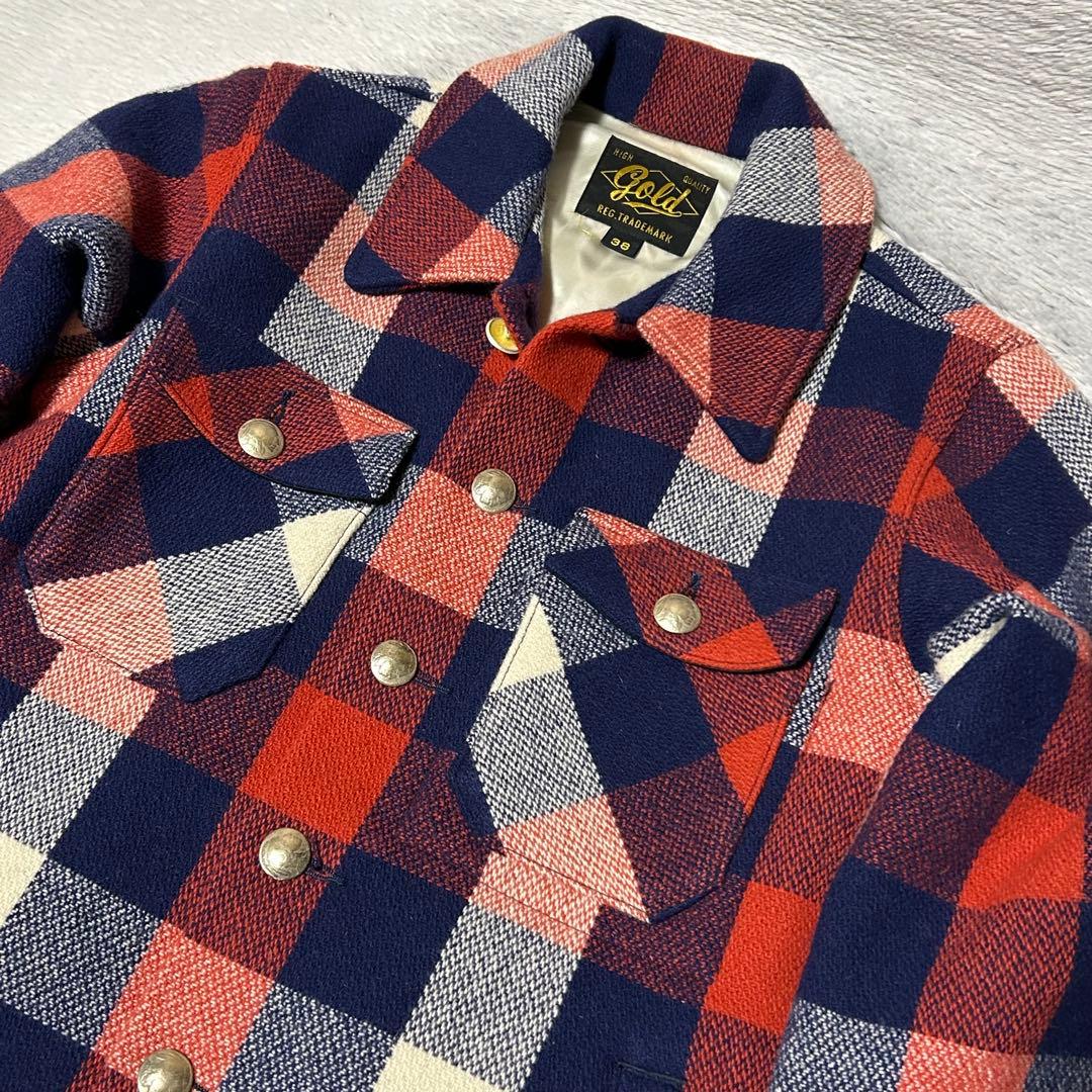 東洋エンタープライズ GOLDゴールド　コンチョボタン ウールジャケット　38㌅