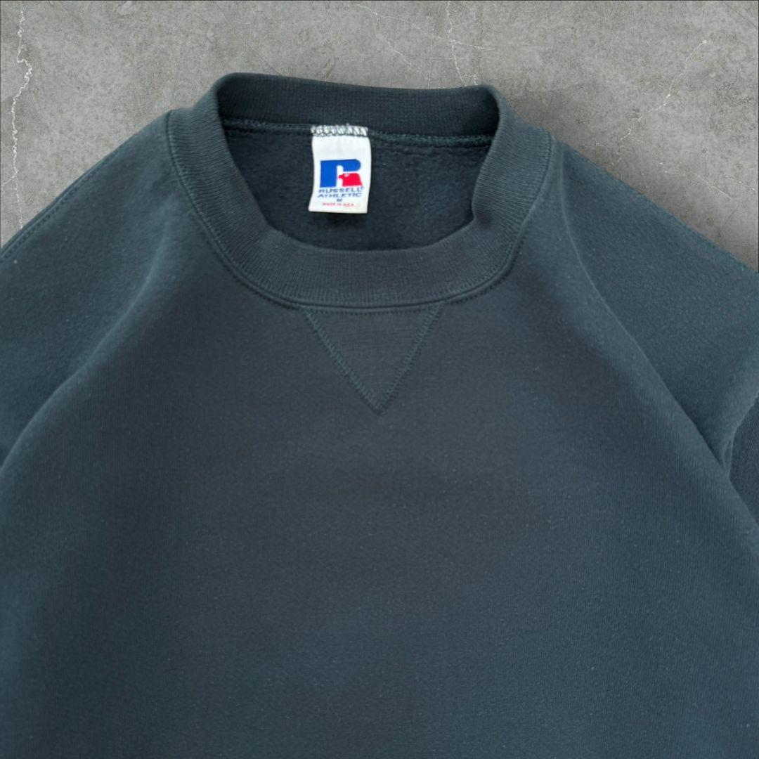希少 USA製 RUSSELL ATHLETIC スウェット トレーナー カーキ