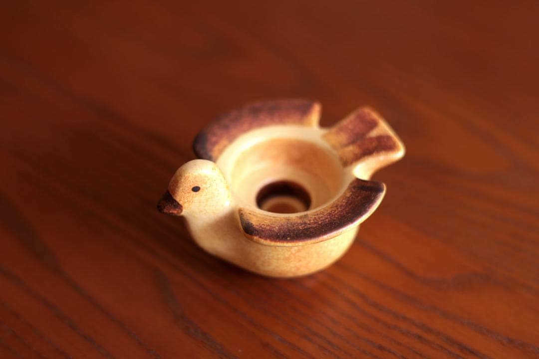 Lisa Larson リサラーソン キャンドルホルダー 鳩 62504