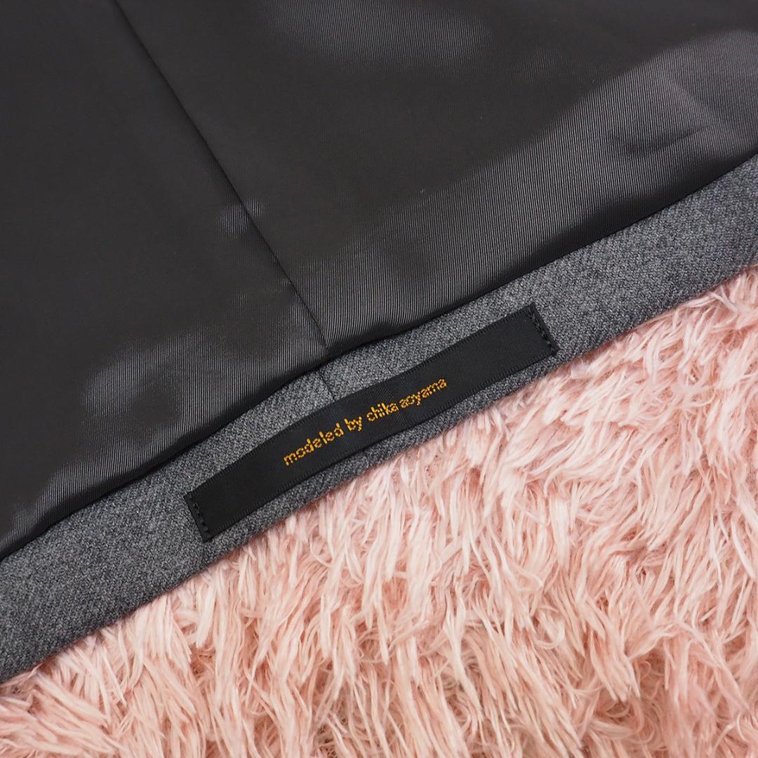 極美品【ato】48/ノーカラードレス セットアップ スーツ/デザイナーズ