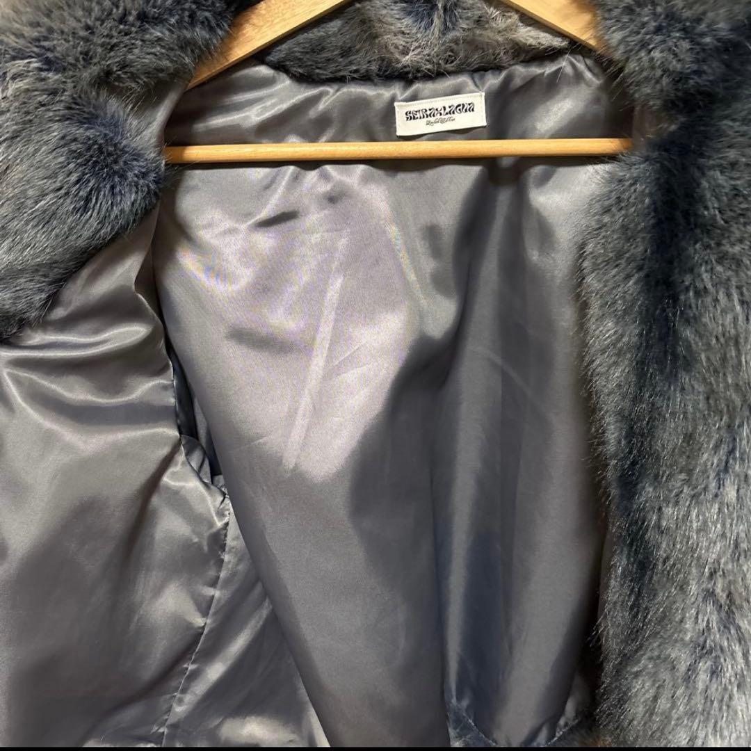 SEIRA × LAGUA VOLUME FAUX ファー ジャケット