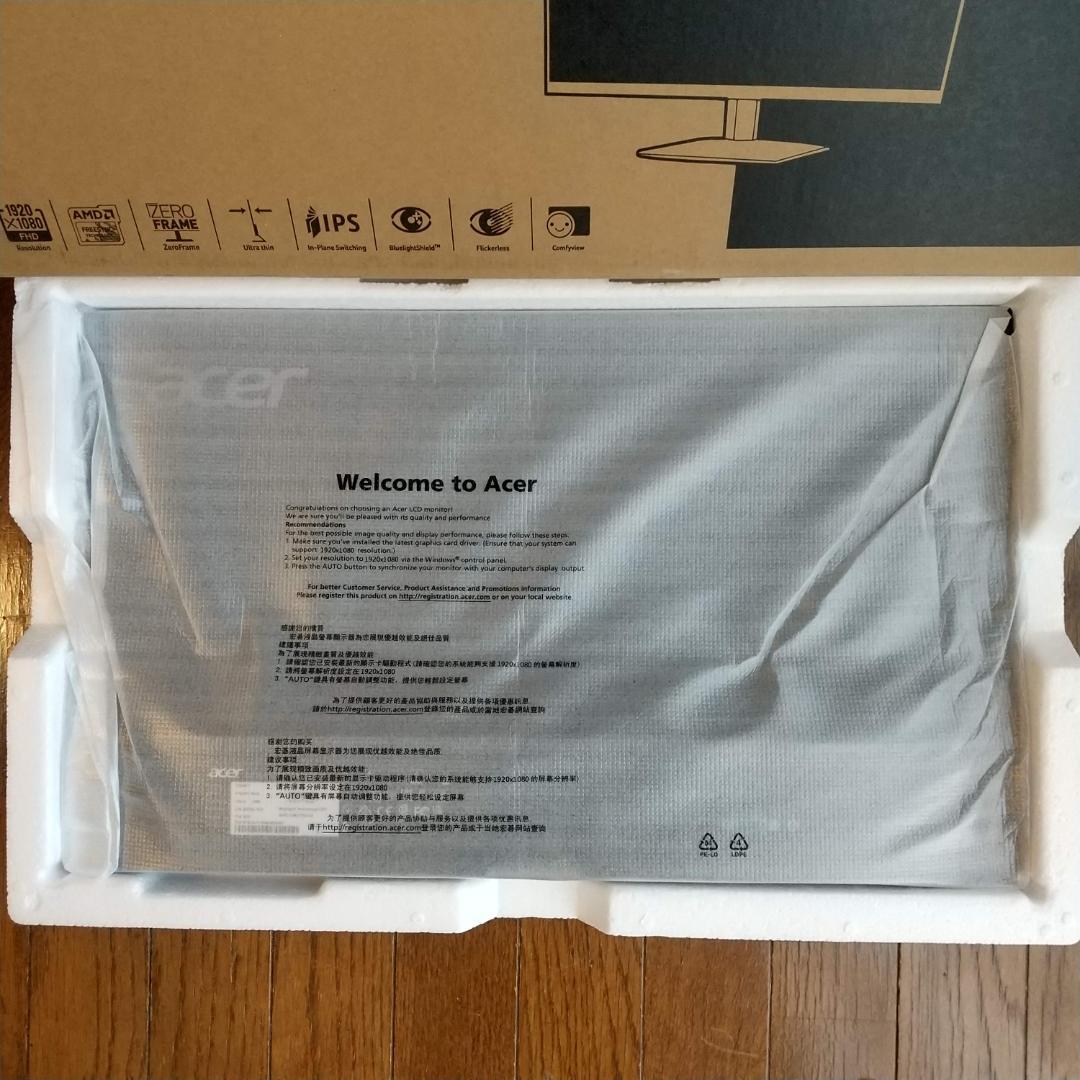 acer 23.8インチ モニター HA240YABMI