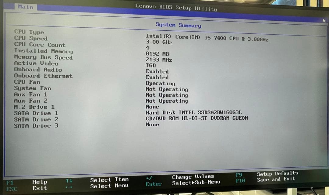 intel core i5-7400(2個セット)動作確認済み