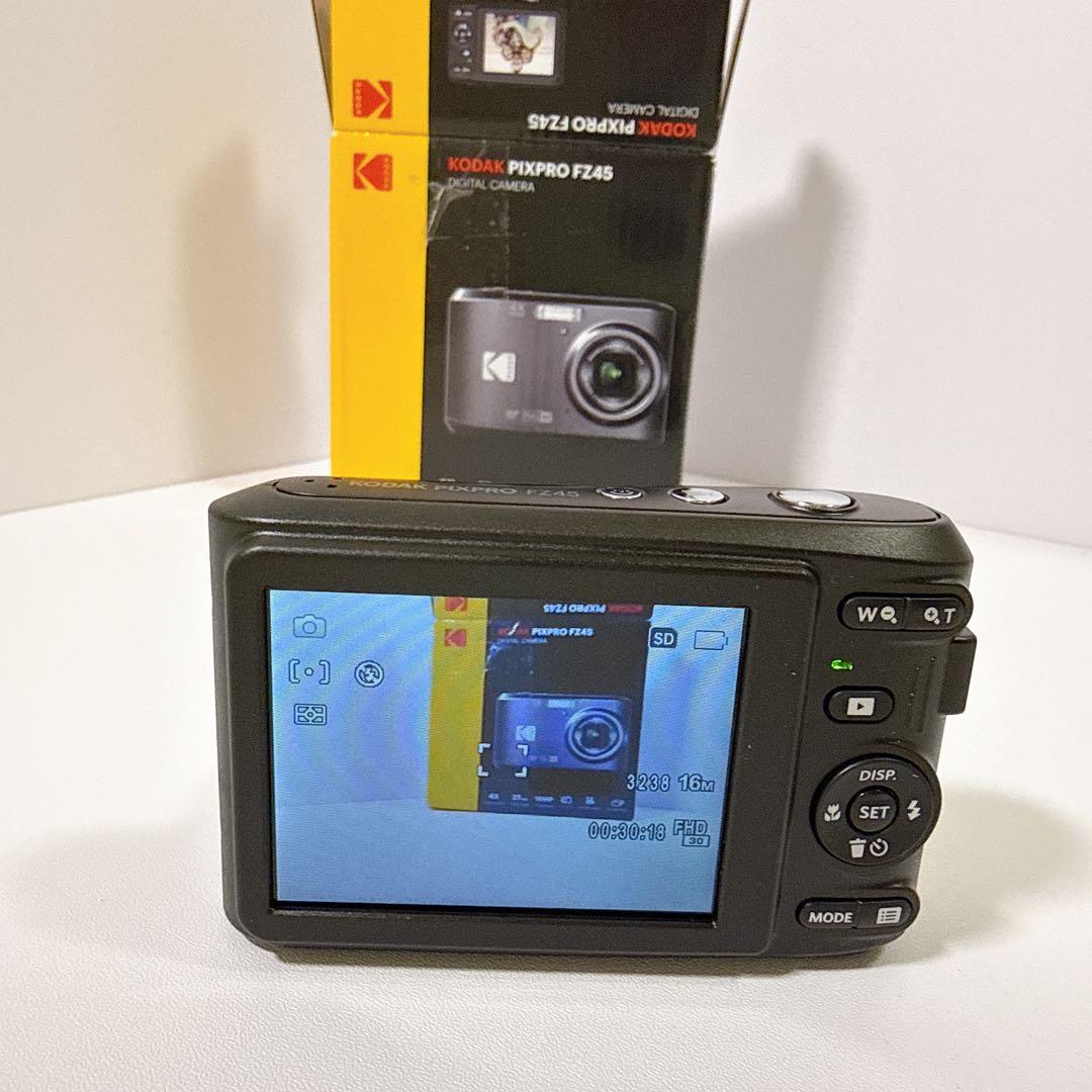 【動作確認済み】Kodak PIXPRO FZ45 デジタルカメラ ブラック 黒