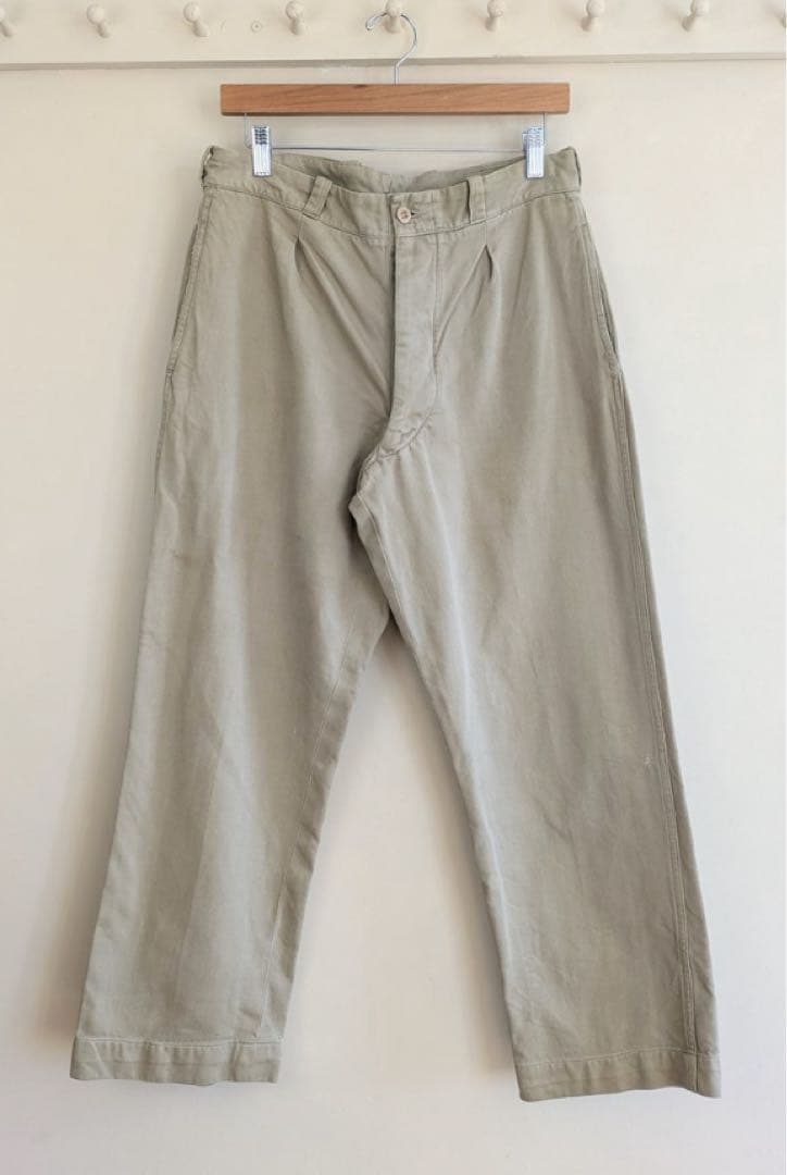 【希少】 実物 フランス軍 M52 前期 1タック サイズ23