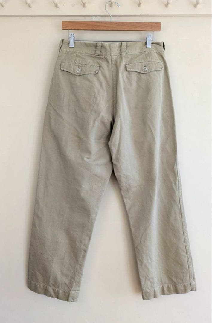 【希少】 実物 フランス軍 M52 前期 1タック サイズ23