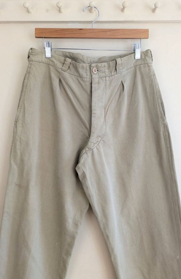 【希少】 実物 フランス軍 M52 前期 1タック サイズ23