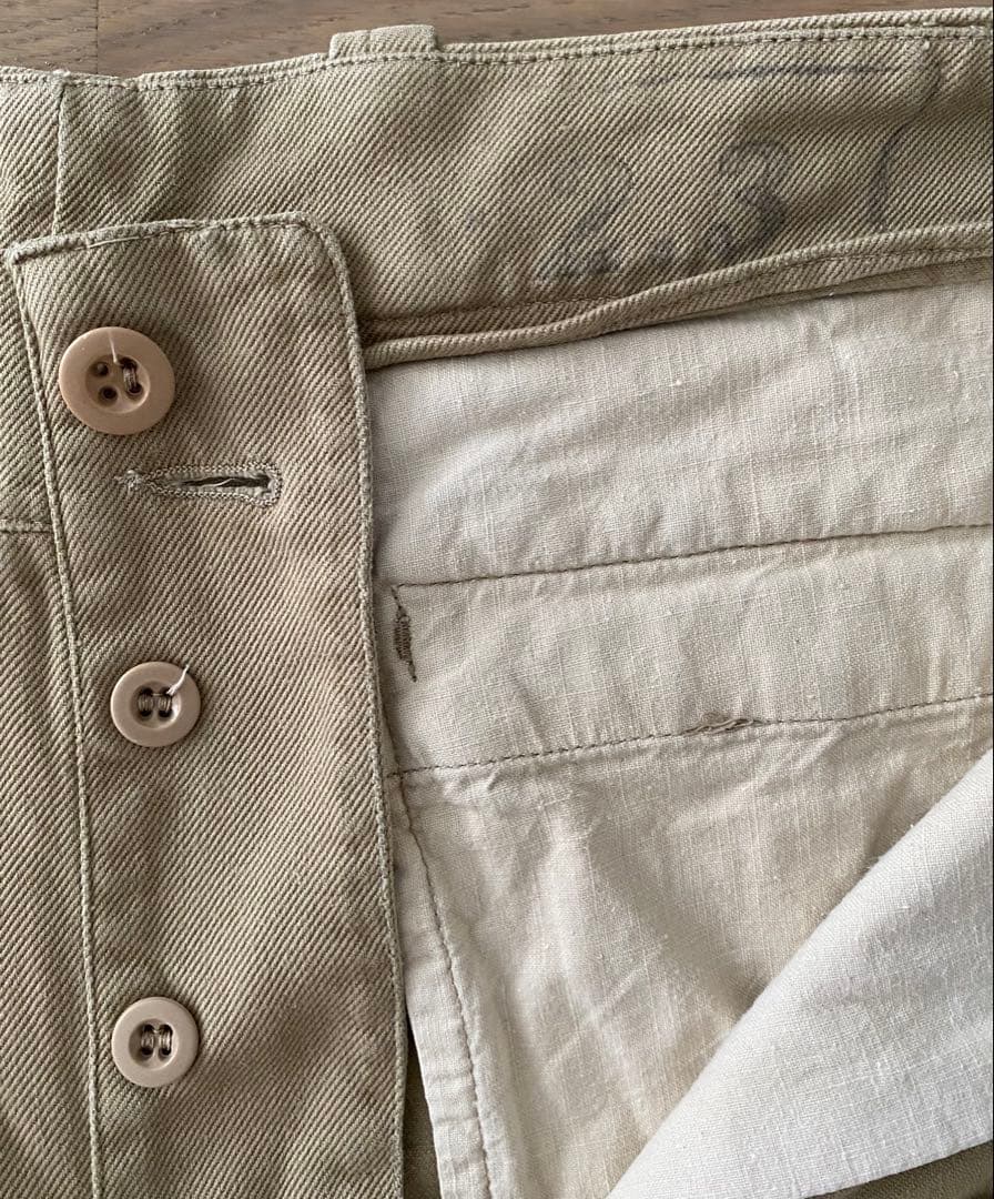 【希少】 実物 フランス軍 M52 前期 1タック サイズ23