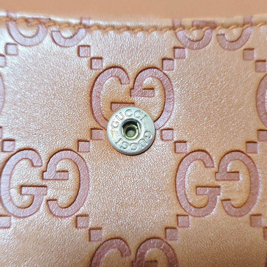 GUCCI グッチ ホースビット ジャッキー 長財布 GG柄 型押し レザー