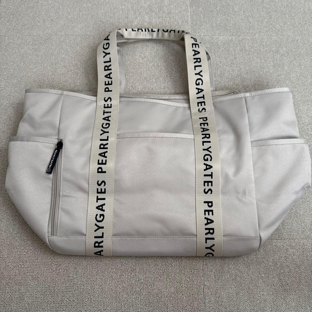 PEARLY GATES メッシュトートバッグ ベージュ