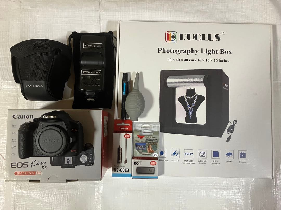 CANON EOS Kiss X3（EF-S 18-55 IS Kit) セット