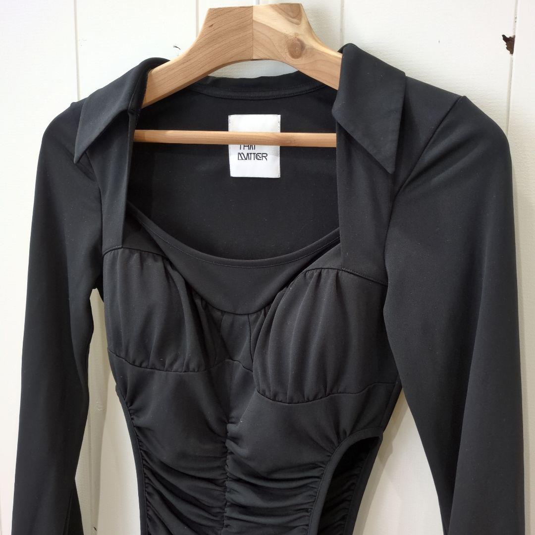 things that matter ジャージ ボディスーツ ブラック 1