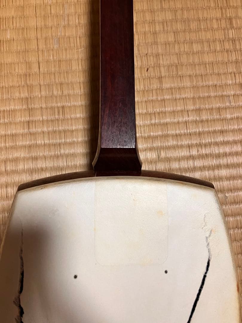 三味線 中棹 東さわり付 皮破れ