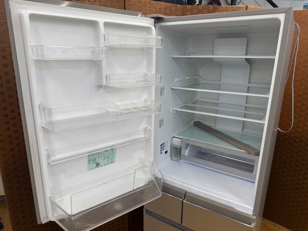 F040 Panasonic 大型冷蔵庫　右開き　450L 自動製氷