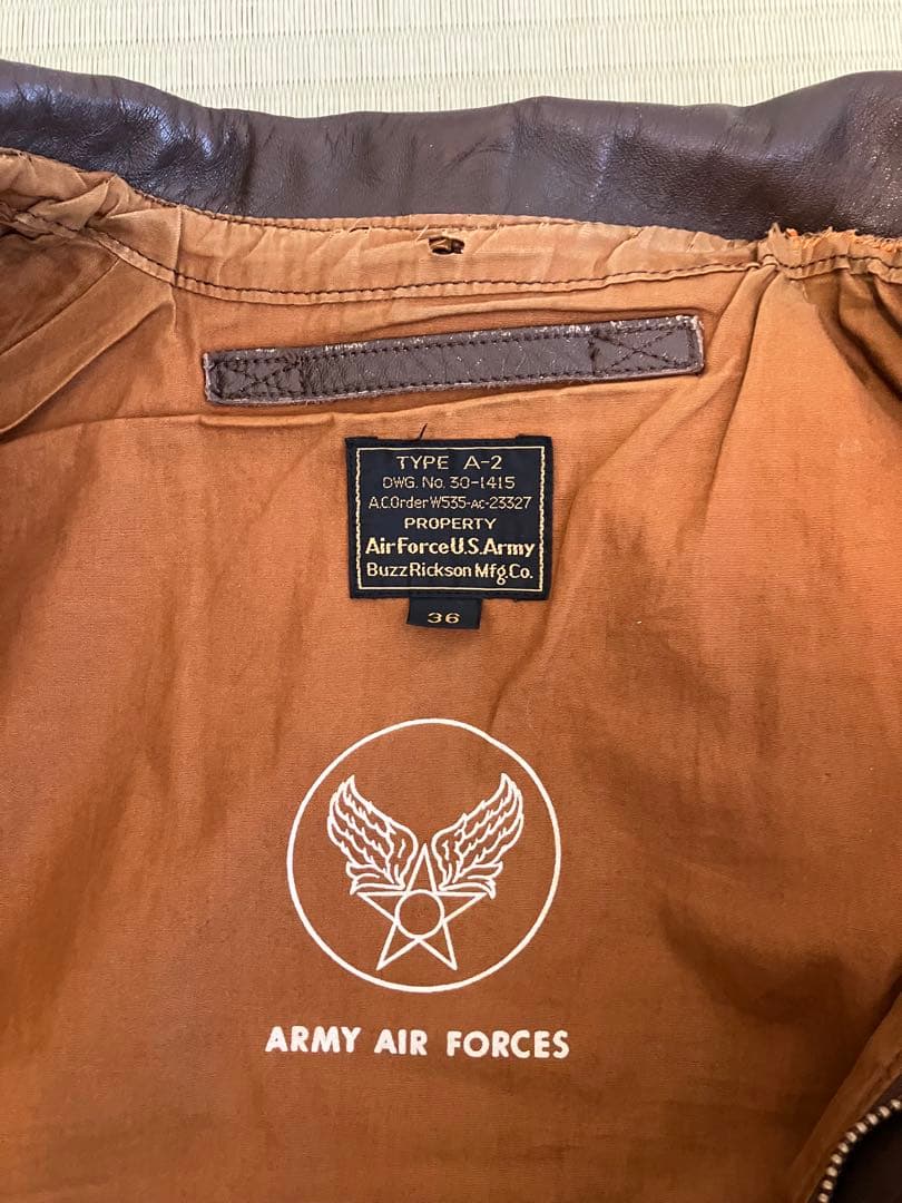 バズリクソンズA-2 フライトジャケット