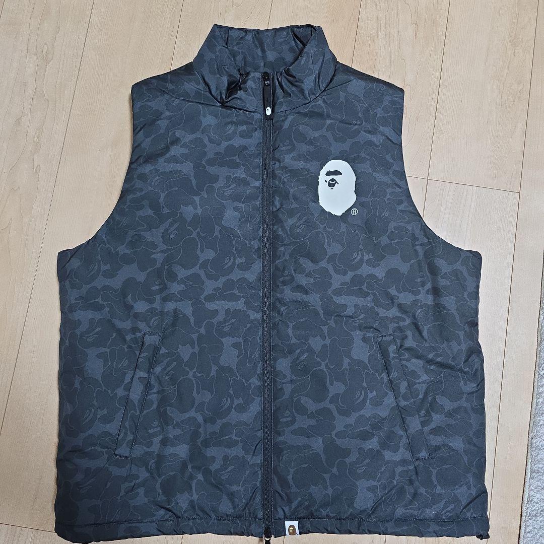 ミ*ス様 A BATHING APE 迷彩柄 ダウンベスト XL
