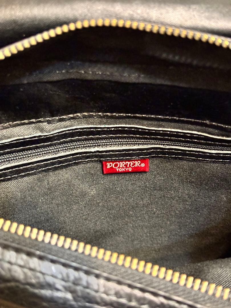 PORTER レザーショルダーバッグ　未使用