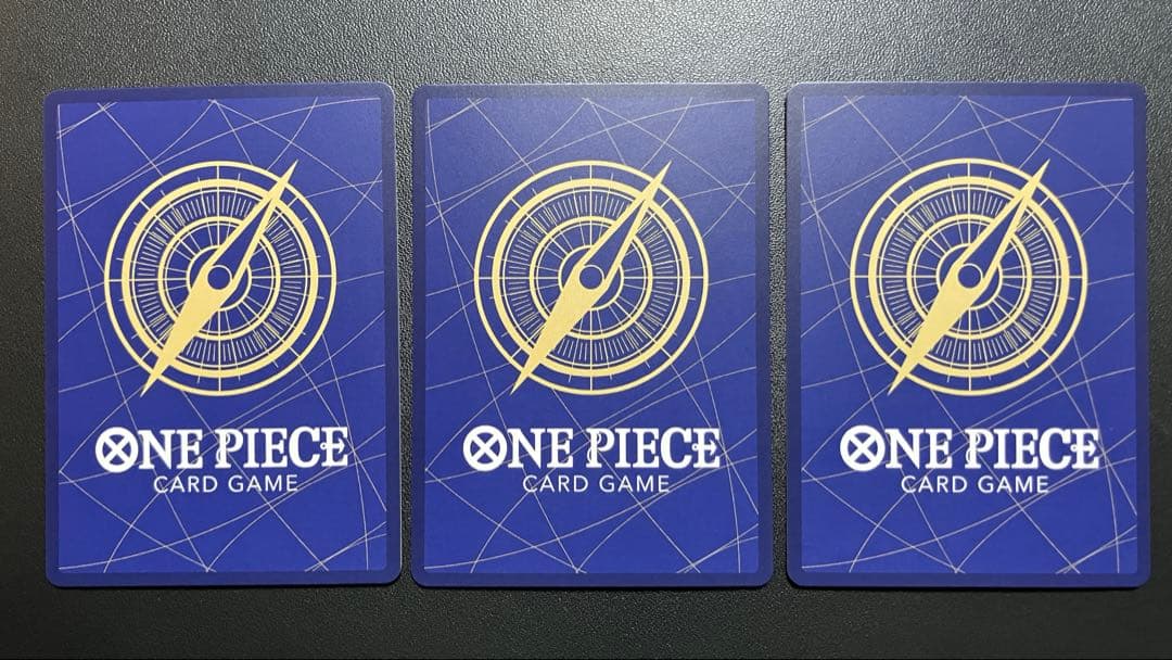ワンピースカード英語版1stAnniversary浮世絵3枚SET