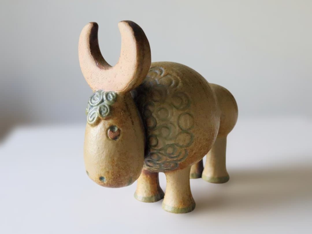 H*o様 希少 ビンテージ リサラーソン バッファロー グスタフスベリ 北欧