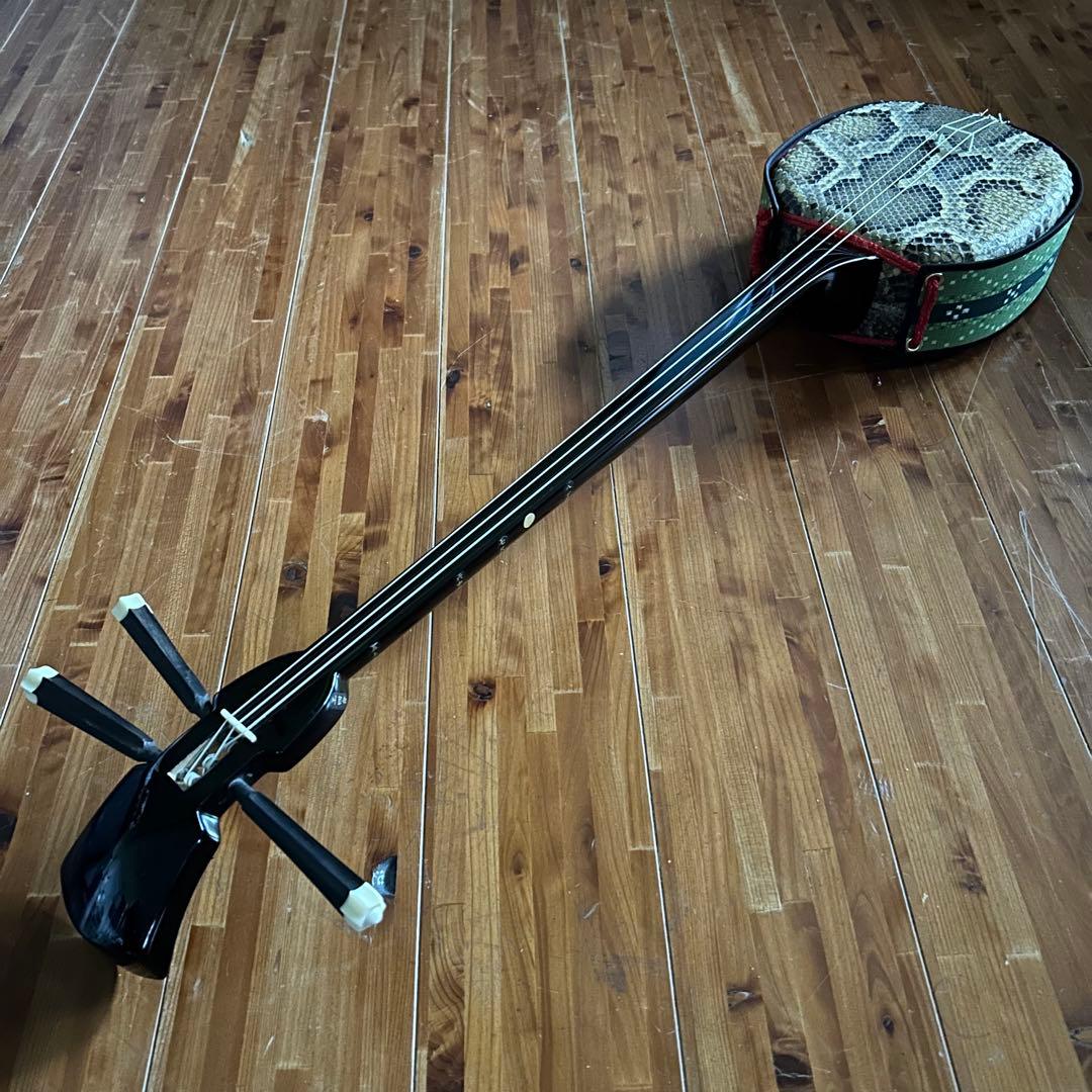 ume◼️宮古島より◼️ホンモノ本皮三線④◼️女性◼️沖縄◼️初心者◼️サンプル音源◼️