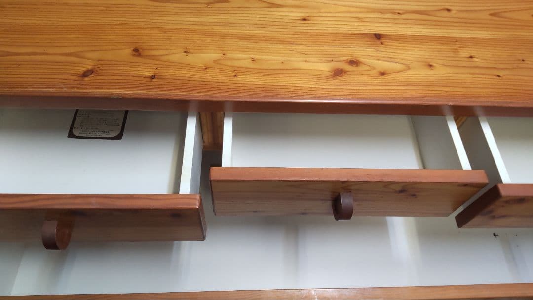 天然木化粧合板タンス