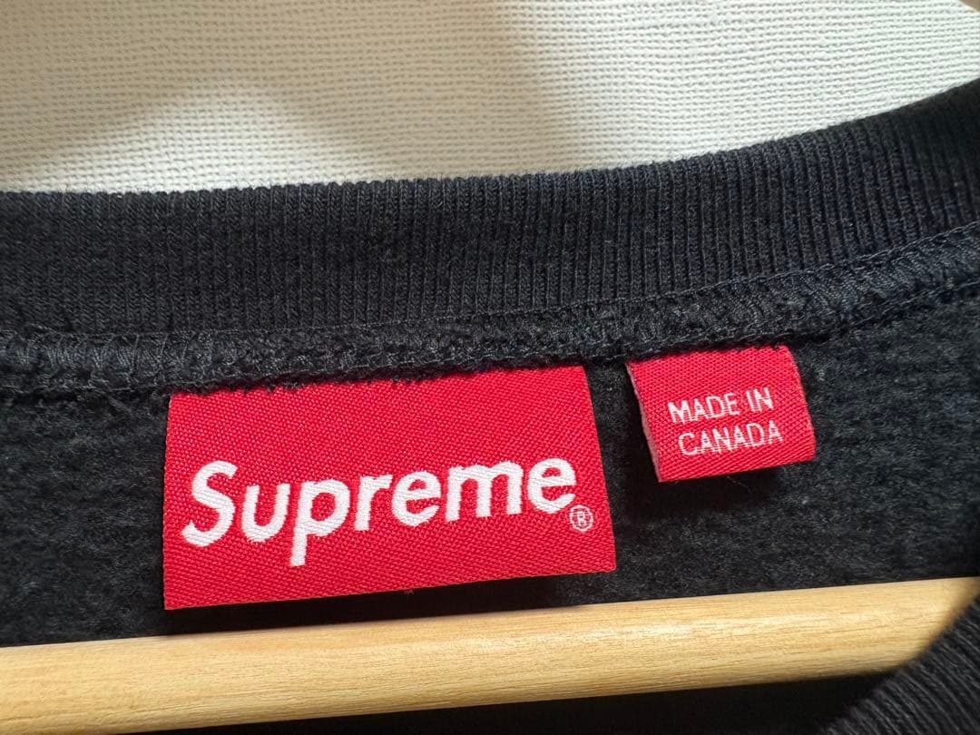Supreme Box Logo Crewneck 22FW【BLACK／M】