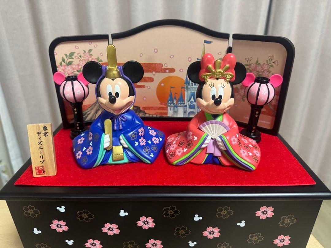 ミッキー ミニー ひな祭り人形セット