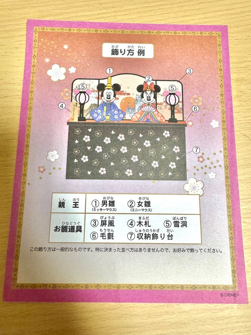 ミッキー ミニー ひな祭り人形セット