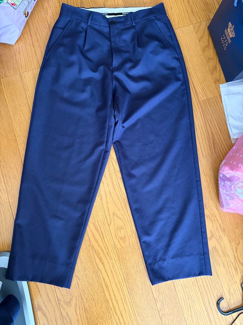 24ss supreme Pleated Trouserスラックス30美品