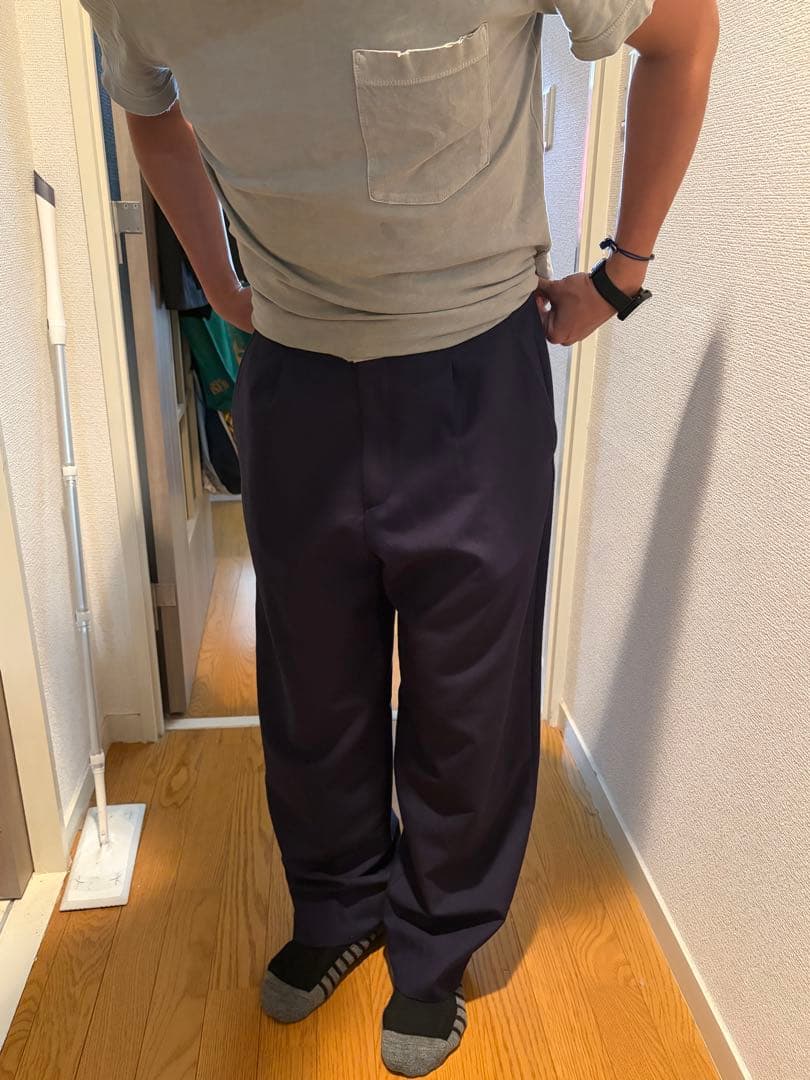 24ss supreme Pleated Trouserスラックス30美品