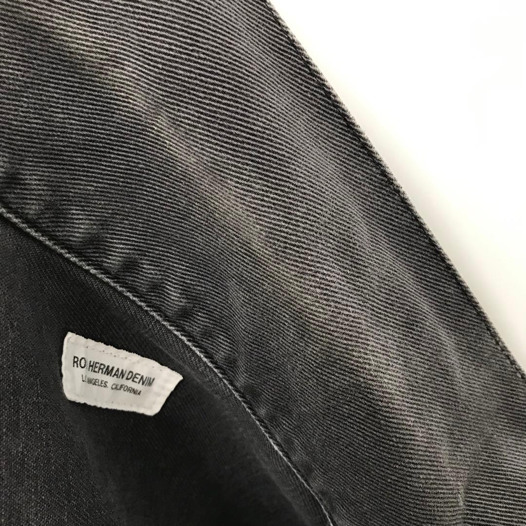 ロンハーマン　デニムジャケット　L　ブラック