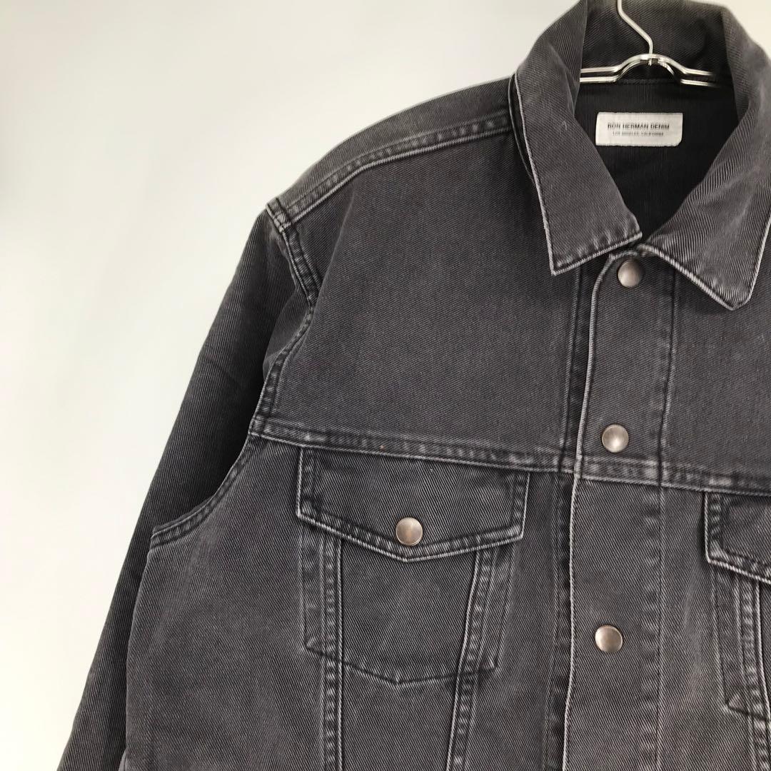 ロンハーマン　デニムジャケット　L　ブラック