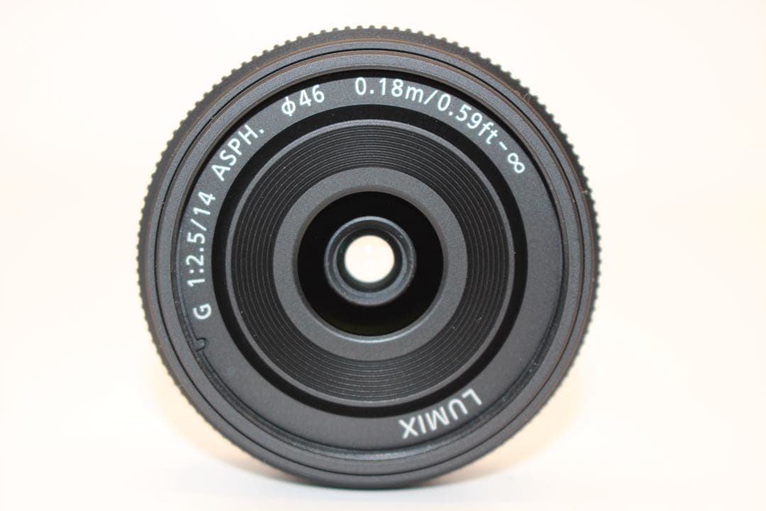 ★大人気カラー★ LUMIX 14mm 単焦点レンズ　H-H014 パンケーキ