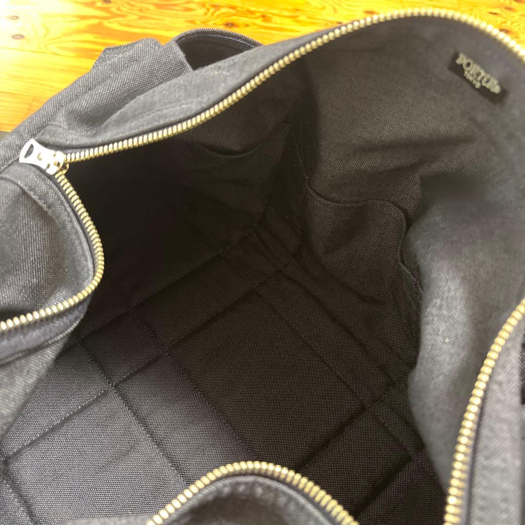 PORTER ポーター スモーキー ボストンバッグ ブラック 美品　Ｌサイズ