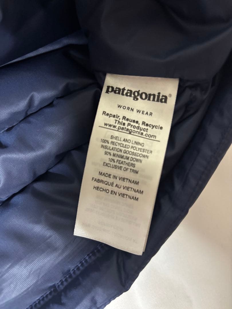 patagonia ダウンベスト ネイビー 品番84622 サイズＳ 18年