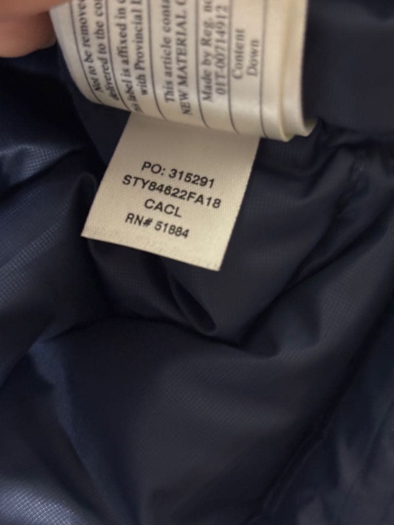 patagonia ダウンベスト ネイビー 品番84622 サイズＳ 18年