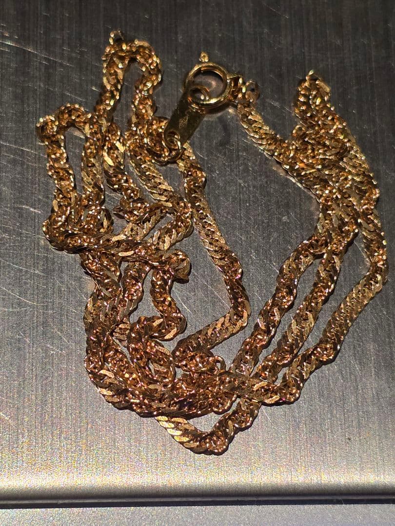 k18 750 刻印 チェーンネックレス アクセサリー