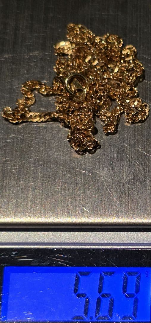 k18 750 刻印 チェーンネックレス アクセサリー