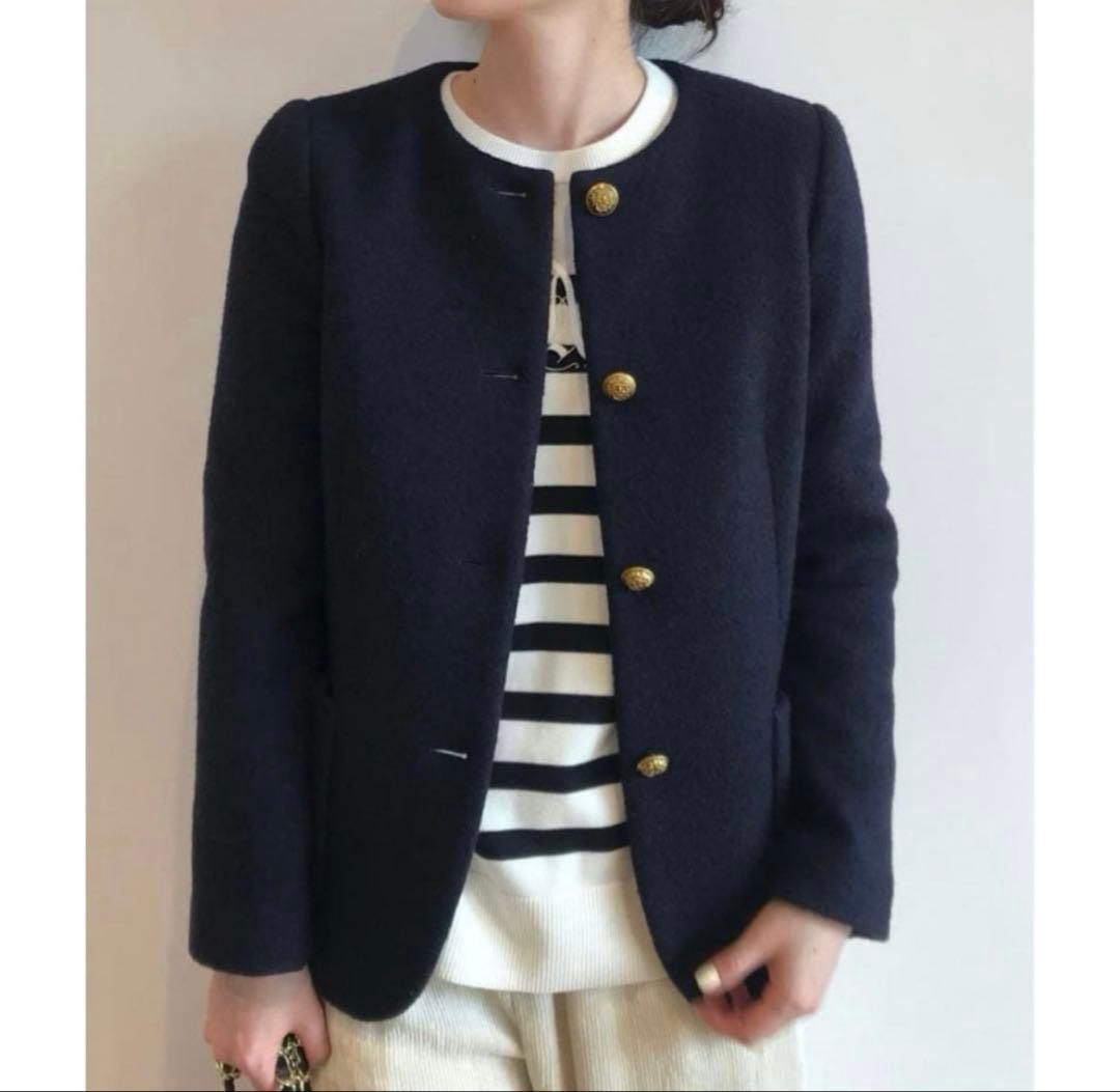 アルアバイル　ルルウィルビー シープパイルノーカラージャケット