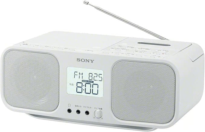 ソニー 赤外線 CDラジオカセットレコーダー CFD-S401 ホワイト