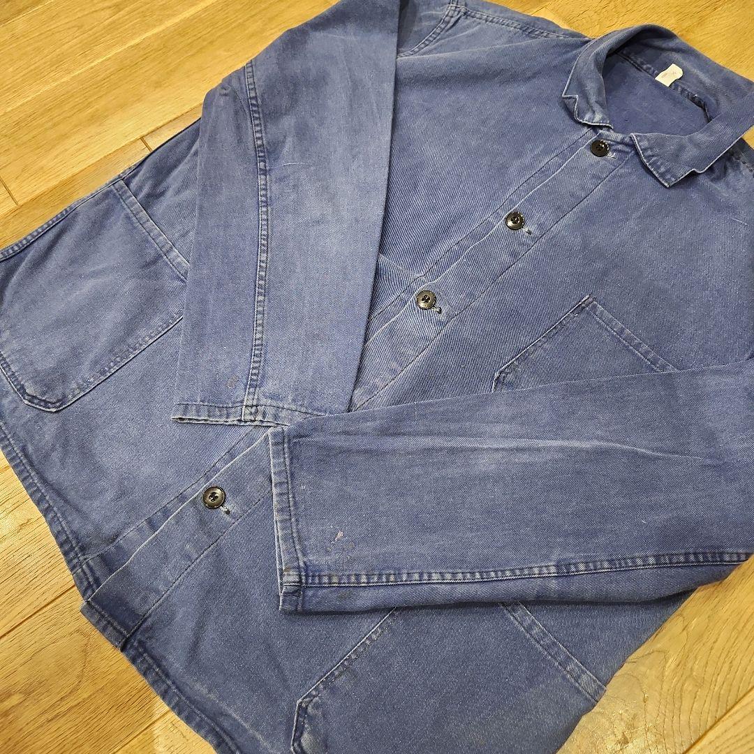 70s 80s ユーロ ワークジャケット カバーオール sanfor